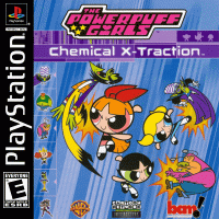 Powerpuff Girls Chemical X-Traction PAL Playstation PAL box art